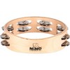 Nino Double Row Wood Tambourine, Natural 8 in. - 3 of 4
