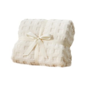 CozyNest Ultra-Soft Waffle Blanket – Breathable, Lightweight, OEKO-TEX Certified Comfort for All Seasons, Safe for Kids & Pets, Machine-Washable - 1 of 4