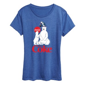 Women's - Coca-Cola - Polar Bears And Puffin Short Sleeve Graphic T-Shirt - 1 of 4