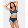 Curvy Couture Sheer Mesh Push Up - 4 of 4