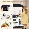 Wooden Play Kitchen Set for Kids with Ice Maker, Sink, Microwave, Dishwasher & Accessories – Educational Role Play Toy for Toddlers Ages 3+ - 4 of 4