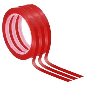 Unique Bargains Adhesive Versatile Durable DIY Art Whiteboard Tape 3 Pcs - 1 of 4