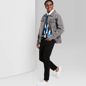 Adult Regular Fit Denim Jacket - Original Use™ Gray S - 1 of 3