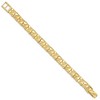 Black Bow Jewelry 9.5mm 14k Yellow Gold Nugget Link Bracelet, 8 Inch - 2 of 4