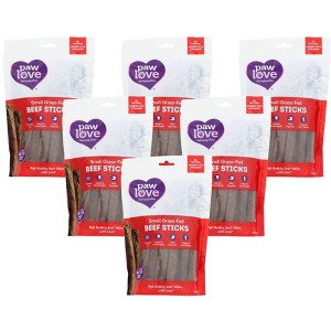 Paw Love Small Grass-Fed Beef Sticks - Case of 6/18 ct - 1 of 2