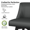 Vipbear Swivel Bar Stools Set of 2 for Kitchen Counter, High-density Foam Cushion, Modern Upholstered Bar Chair with Back, for Bar, Kitchen - 3 of 4
