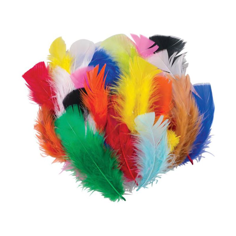 Creativity Street Plumage Feathers, 2-5 Inches, Assorted Bright Colors, 1 oz Bag, 2 of 4