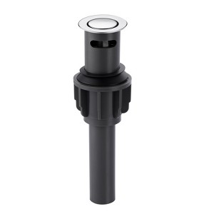 WOWOW Economical Easy Clean Pop Up Drain With Overflow in Chrome - 1 of 4