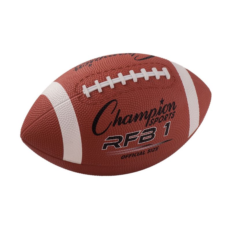 Champion Sports Rubber Footballs, Assorted Sizes, 2 of 4