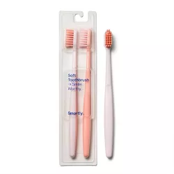 Pink Manual Toothbrush - 2ct - Smartly™