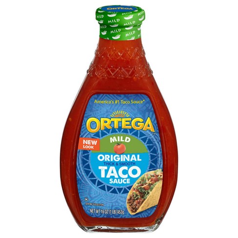 Old El Paso Taco Sauce, Mild, Squeeze Bottle, 9 oz.