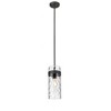 Fontaine 6.5" Steel Pendant Light - Dimmable, Damp Rated, Elegant Waterglass Shade - 4 of 4