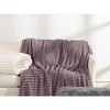 White Warm Blanket with Breathable and Soft for Couch and Bed - 3 of 4