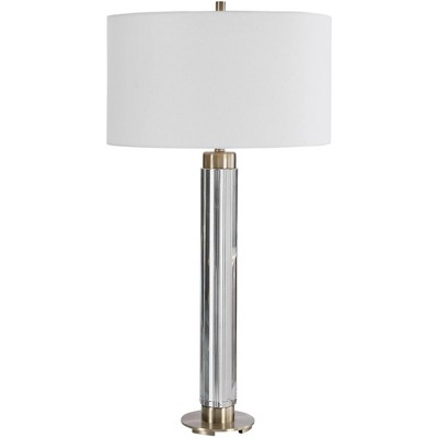 Uttermost Davies 32 1/2" High Modern Steel and Brass Table Lamp