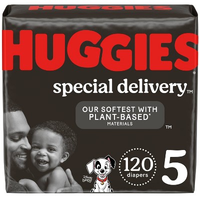 Huggies Special Delivery Hypoallergenic Baby Disposable Diapers Economy Plus Pack - Size 5 - 120ct