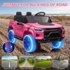 24V 2-Seater Kids Ride On Truck Electric Car, Battery Powered Ride On Toy with Remote Control, Handle, Battery Display, Trunk - 4 of 4