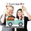 Big Dot of Happiness Happy Fall Truck - Harvest Pumpkin Party Selfie Photo Booth Picture Frame and Props - Printed on Sturdy Material - 3 of 4