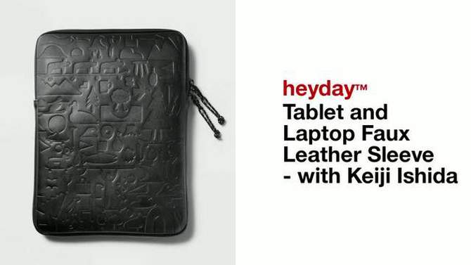 Tablet and Laptop Faux Leather Sleeve - heyday&#8482; with Keiji Ishida, 2 of 6, play video