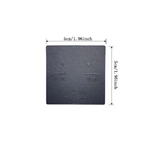 100-Pack Square Paper Earring Display Cards With Pre-Cut Holes For Jewelry Presentation And Retail Showcase - 1 of 4