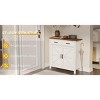 KTMBDW Sideboard Buffet Cabinet, 31.5" Kitchen Storage Cabinet with 2 Drawers and 2 Doors,Wood Coffee Bar Buffet Table for Kitchen Dining Room - 3 of 4