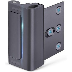 DOMETOUR Home Security Door Reinforcement Lock, Childproof Metal Latch, Withstand 800lbs Strength, for Inward Swinging Front Doors - 1 of 4