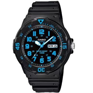 Casio Men's Water-Resistant Analog Watch with Blue Dial - MRW-200H-2BV - 1 of 2