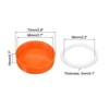 Unique Bargains Regular Mouth Plastic Mason Jar Lids with Silicone Sealing Ring 10 Pcs - 3 of 4