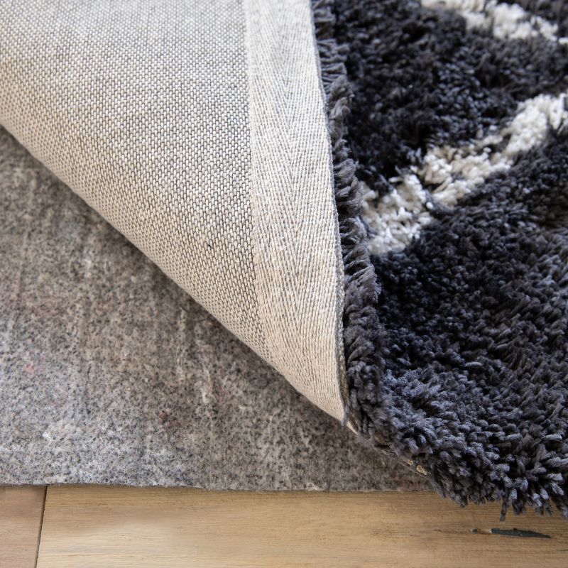 Emma and Oliver Non-Slip 1/4 Inch Thick Gray Multi-Surface Reversible Area Rug Pad, 3 of 8