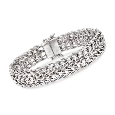 Ross-Simons Sedusa-Link Bracelet in Sterling Silver With Magnetic Clasp