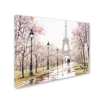 Eiffel Tower Pastel' By The Macneil Studio Ready To Hang Canvas Wall ...