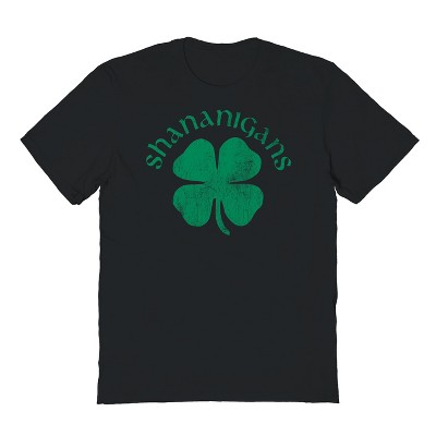 Rerun Island Men's Shananigans Green Short Sleeve Graphic Cotton T-Shirt