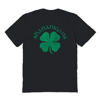 Rerun Island Men's Shananigans Green Short Sleeve Graphic Cotton T-Shirt
