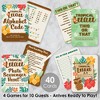 Big Dot of Happiness Tropical Luau - 4 Hawaiian Beach Party Games - 10 Cards Each - Gamerific Bundle - 2 of 4