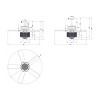 Warehouse Of Tiffany Deidor 52" Chrome Ceiling Fan with Crystal Chandelier with Pull Chain - 3 of 3