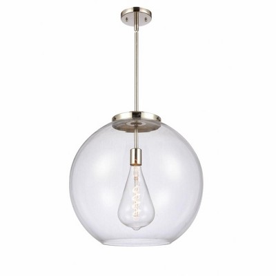 Athens - 1 Light Pendant In Industrial Style-18.38 Inches Tall and 17.75 Inches Wide