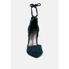 Rule Breaker Lace Up Stiletto Heel Suede Women Sandals - 2 of 4