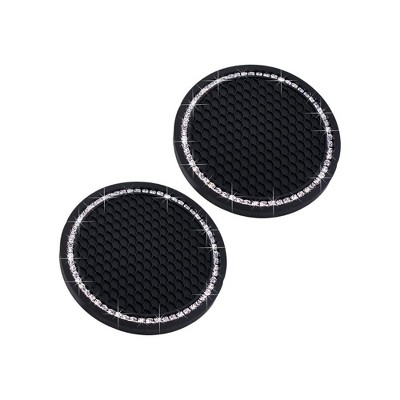 TruAIR 2 Car Cup Coasters With Rhinestones