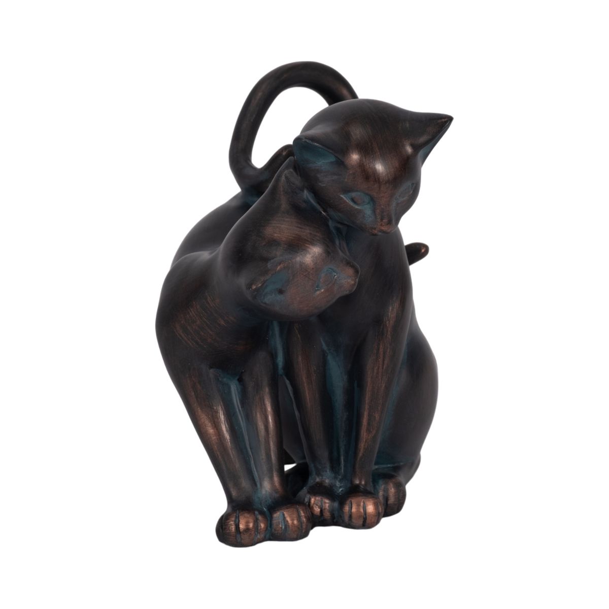 Decorative Cat with Figurine for Garden Decor - Whimsical Resin Figurine for Front Porch,Yard, Flower Bed Display - thumbnail 7