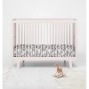 Bacati - Gray Clouds 100 percent Cotton Universal Baby US Standard Crib or Toddler Bed Fitted Sheet - 4 of 4