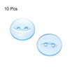 Unique Bargains Round Resin 2-Hole Fish Eye Craft Replacement Sewing Button 10 Pcs - 3 of 4