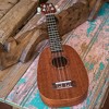 Sawtooth Pineapple Soprano Ukulele Mahogany 21 inch Ukelele Beginner Kit Online Lesson Padded Gig Bag Pre- mium Wood Uke Stand Picks Quick Start - 2 of 4