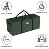 Hastings Home Rolling Christmas Tree Storage Bag - Holds 9-Foot Artificial Trees, Holiday Decorations, Inflatables, Garland, and More - 4 of 4