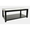Jofran, Urban Icon Contemporary Rectangular Glass Inlay Coffee Table - 3 of 4