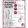 Canada Weather Gear Girls Puffer Jacket - Lightweight Packable Bubble Coat Water Resistant Outerwear Jackets for Girls (7-16) - 3 of 4