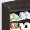 AZL1 Life Concept Shoe Rack Entryway Shoe Bench and Open Shelf Shoe Rack for Shoe Storage and Accessory Placement, Black, 51"*22"*5" - 2 of 4