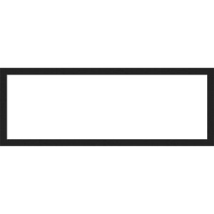 Amanti Art Grace Brushed Metallic Black Narrow Framed Magnetic Dry Erase Board - 1 of 4