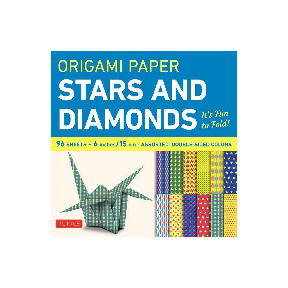Origami Paper 96 Sheets - Stars and Diamonds 6 Inch (15 CM) - by Tuttle Publishing (Loose-Leaf)