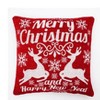 YOOCOZZ Christmas Trendy Decoration Household Supplies & Décor, Blankets & Pillows-Merry Christmas Cheer Jacquard Machine Woven Throw Pillow-24X24"in - 2 of 4