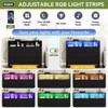 6 Drawer Dresser with LED Lights, Modern Large Capacity Storage Cabinet - 3 of 4