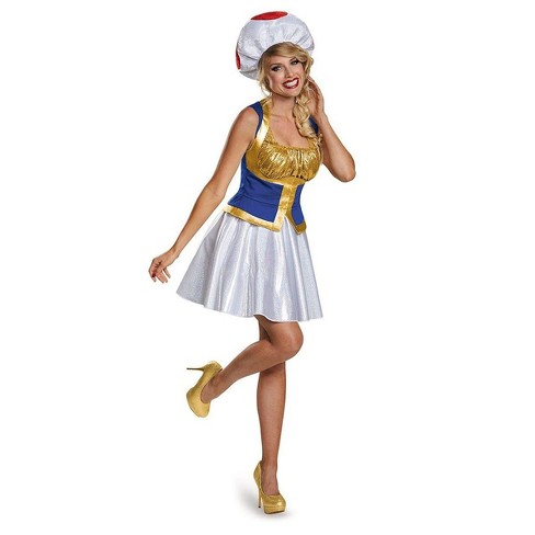 Disguise Mario Skirt Version Costume, Medium (7-8) by 